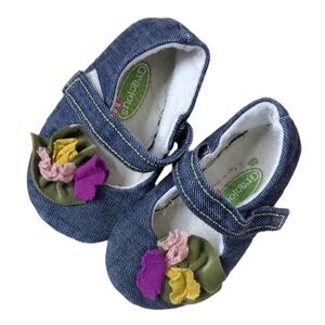 Gracious May Baby Shoes. Size 5. Denim Blue Color. Great Condition. Baby. Walker